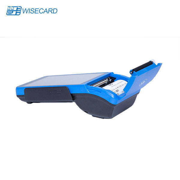 UMTS HSPA Handheld Pos Terminal NFC PBOC UPTS 2.0 EMV With Printer Terminal