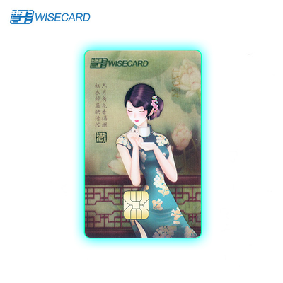 360도 엣지 글로우 LED 신용/체크 카드