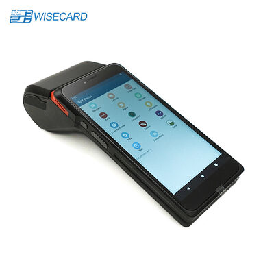안드로이드 POS 터미널 내장 58*40mm 열 프린터, 쿼드 코어 프로세서 및 안전한 결제를 위한 EMV 기술