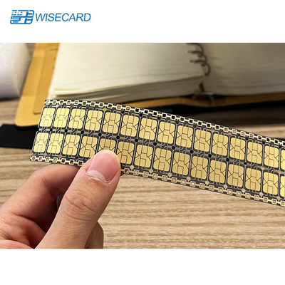 듀얼 인터페이스 6PIN 은메달 / 금 EMV 표준 결제 칩 32는 CPU 코어 EEPROM 메모리를 물었습니다