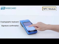 EMV 5800mAh 터치스크린 POS 단말기 PCI 5.0 NFC 휴대용 POS 기계