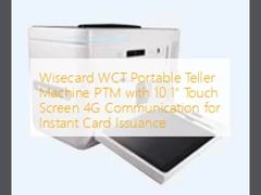 와이즈카드 WCT 휴대용 텔러 머신 PTM 10.1